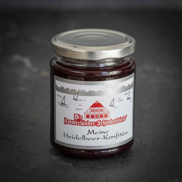 Meine Heidelbeer-Konfitüre, 250g Glas