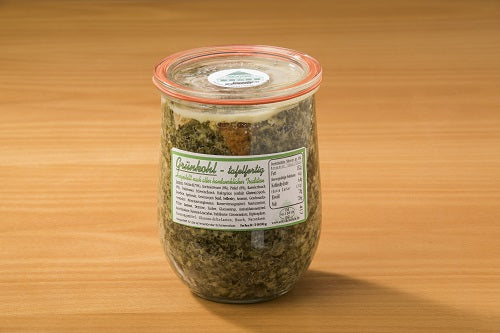 Grünkohl, tafelfertig mit Kasselerbauch, Kochwurst & Pinkel | 1000g
