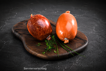 Eine Aalrauchmettwurst - fein | Kugel ca. 250g