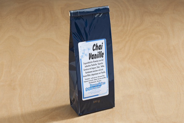 Chai mit Vanilla Tee, aromatisierter Schwarztee